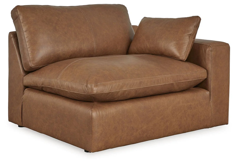 Ashley Furniture Emilia Genuine Leather Cloud Sectional