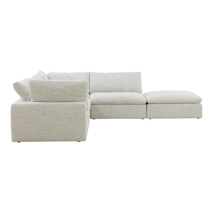 Clay - Dream Modular Sectional - Pearl Silver