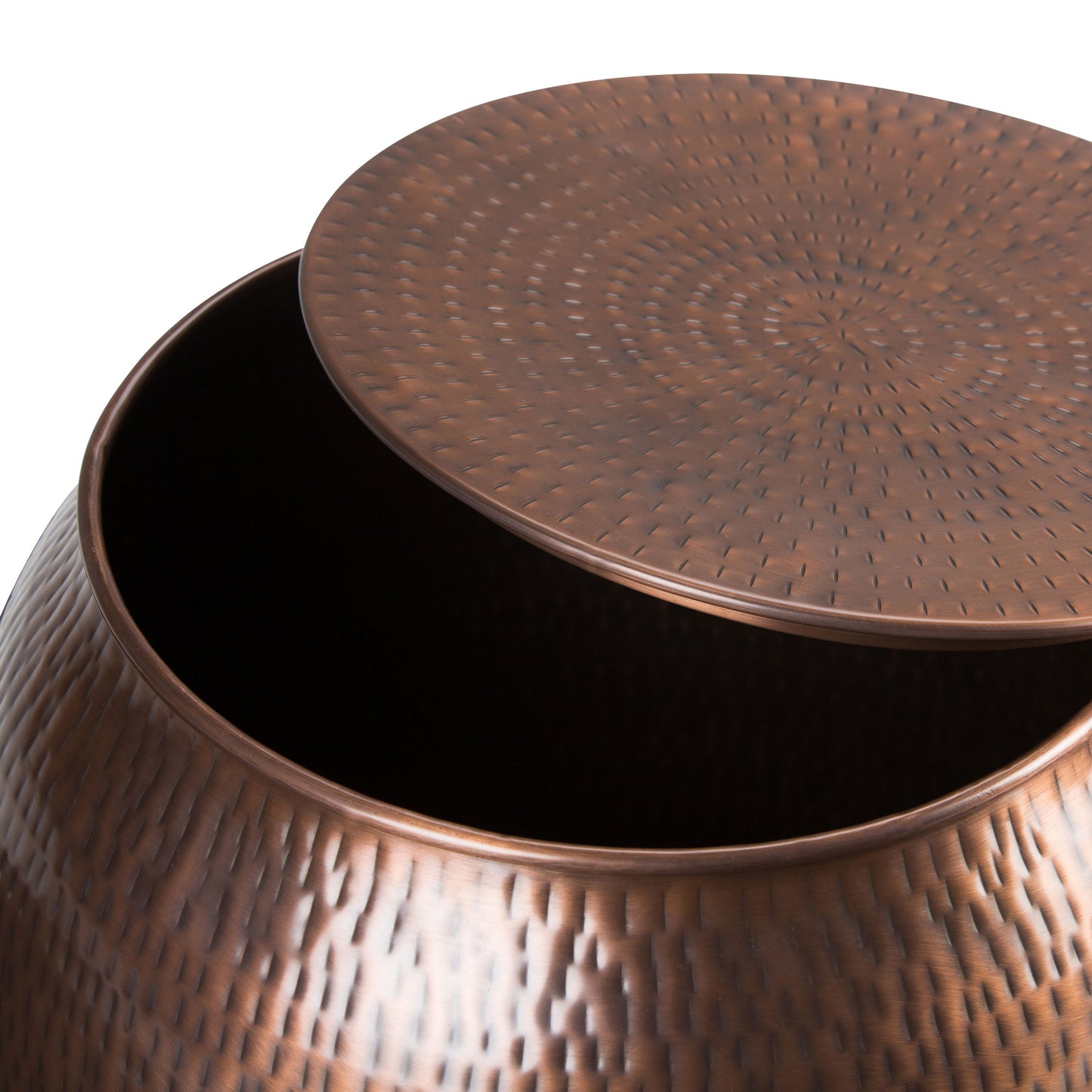 Griffen - Handcrafted Metal Storage Accent Table