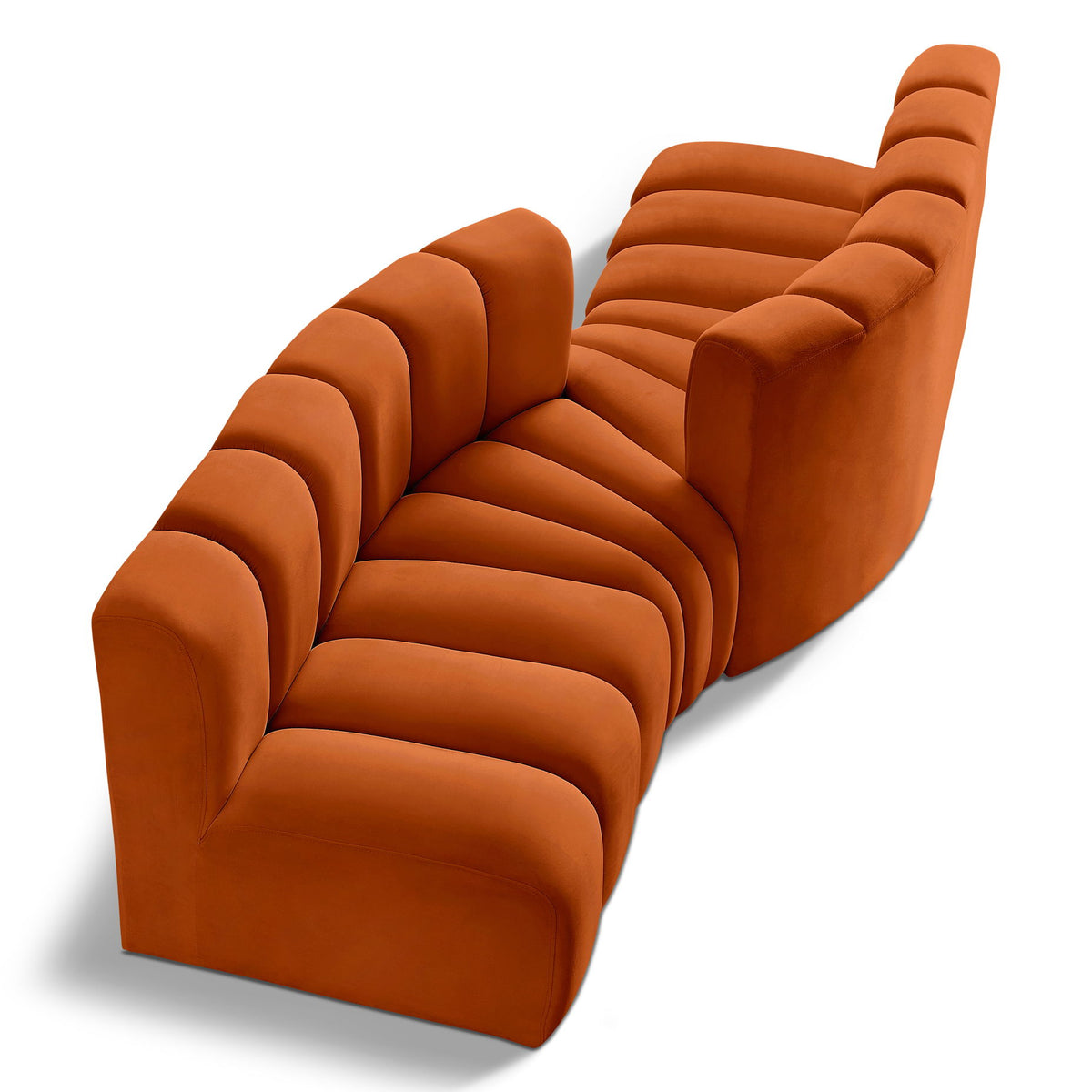 Arc - Velvet 4 Piece Sofa