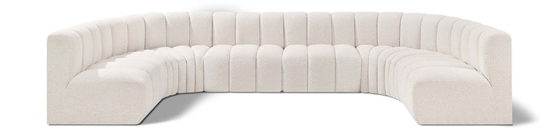 Arc - Boucle Fabric 8 Piece Modular Sofa