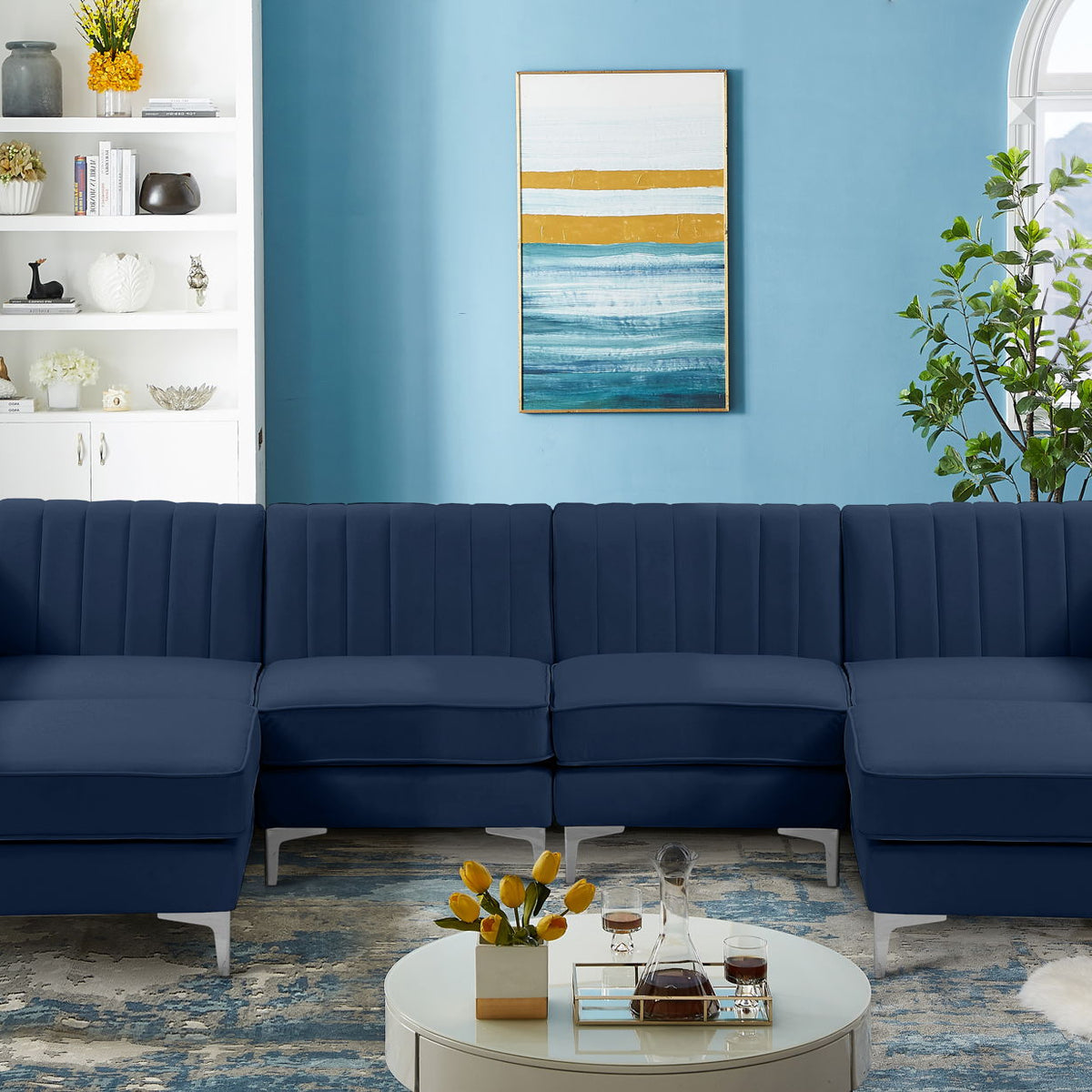 Alina - 6 Piece Modular U-Shaped Sectional