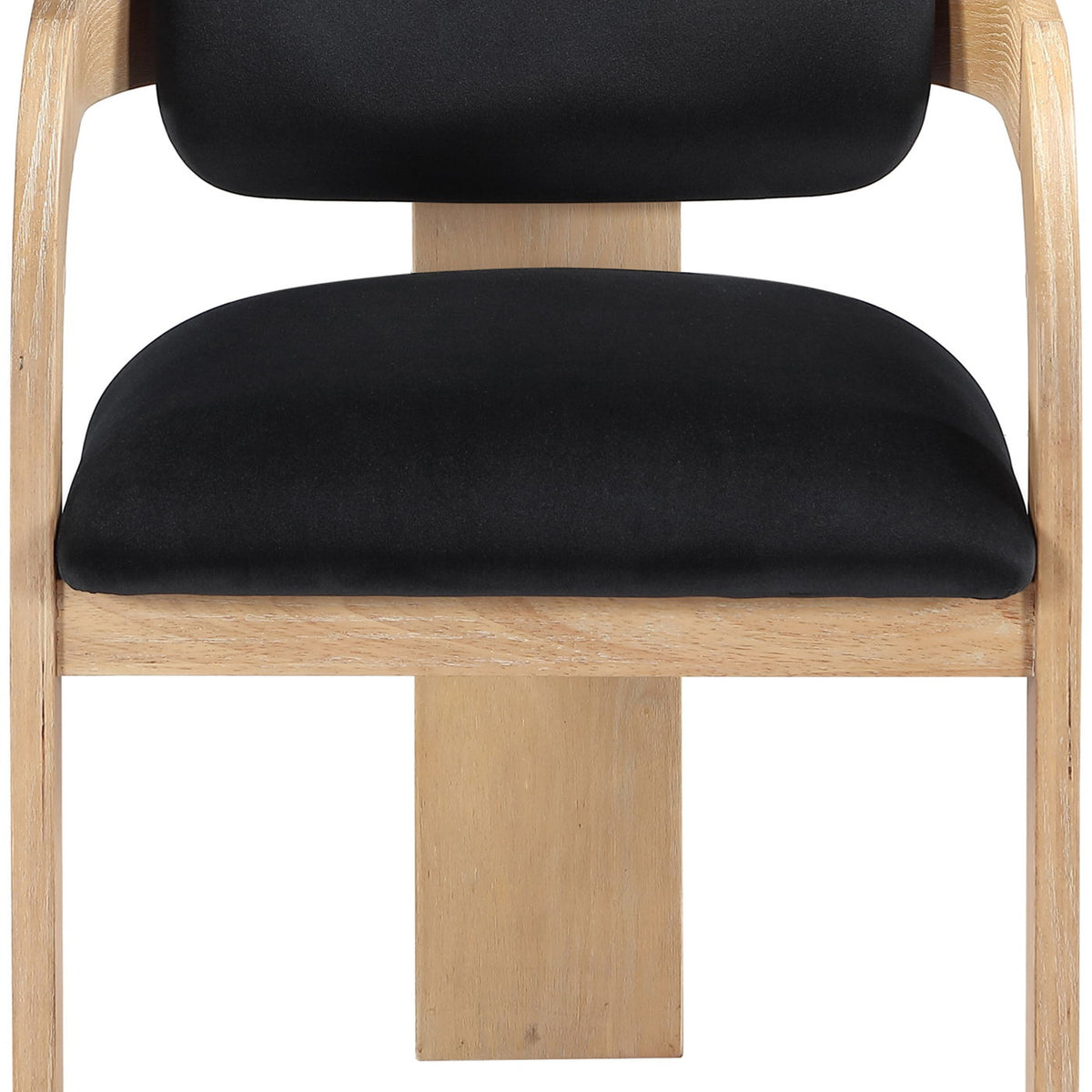 Cedra - Velvet Performance Fabric Upholstered Dining Chair (Set of 2) - Natural Frame