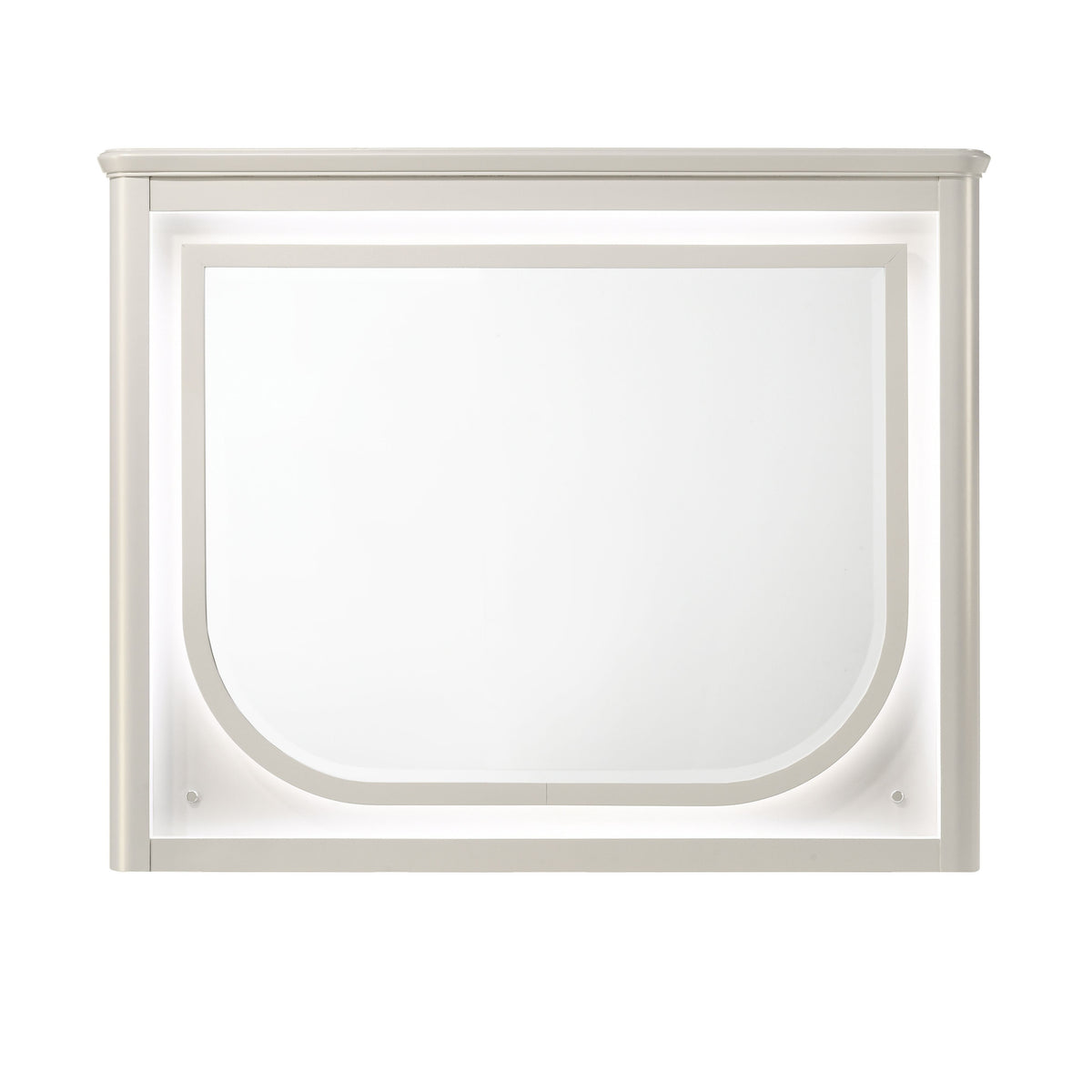 Laveda - Mirror With LED - White