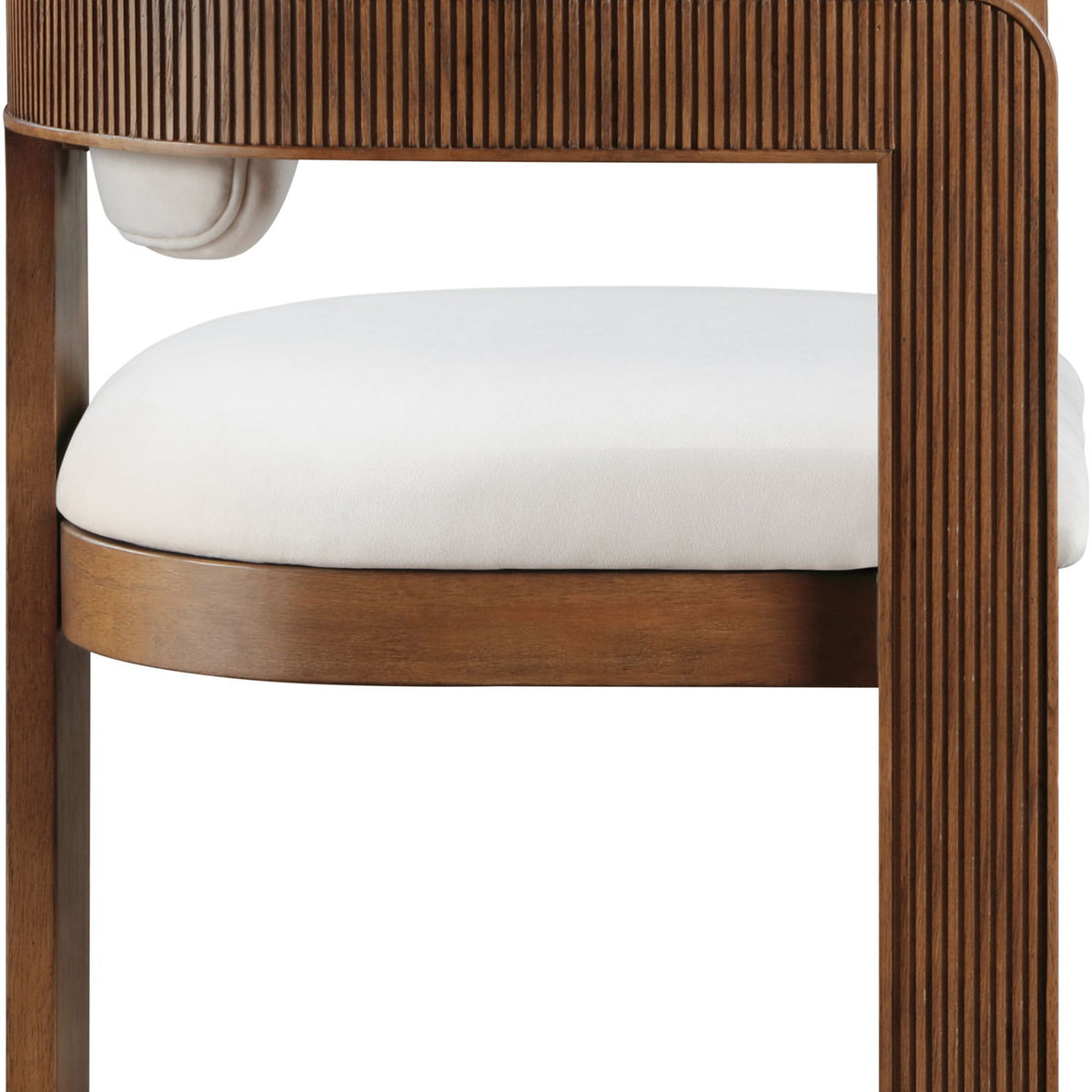 Sacha - Velvet Dining Chair With Brown Base (Set of 2)