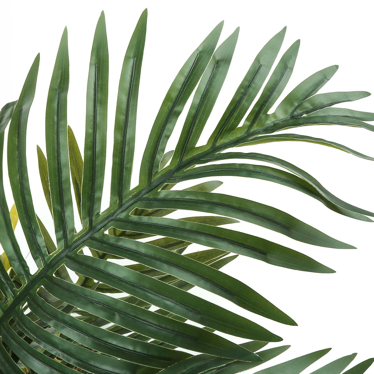 34" Tall, Artificial Plant, Palm Tree, Indoor, Faux, Fake, Floor, Greenery, Potted, Real Touch, Decorative - Green / Black