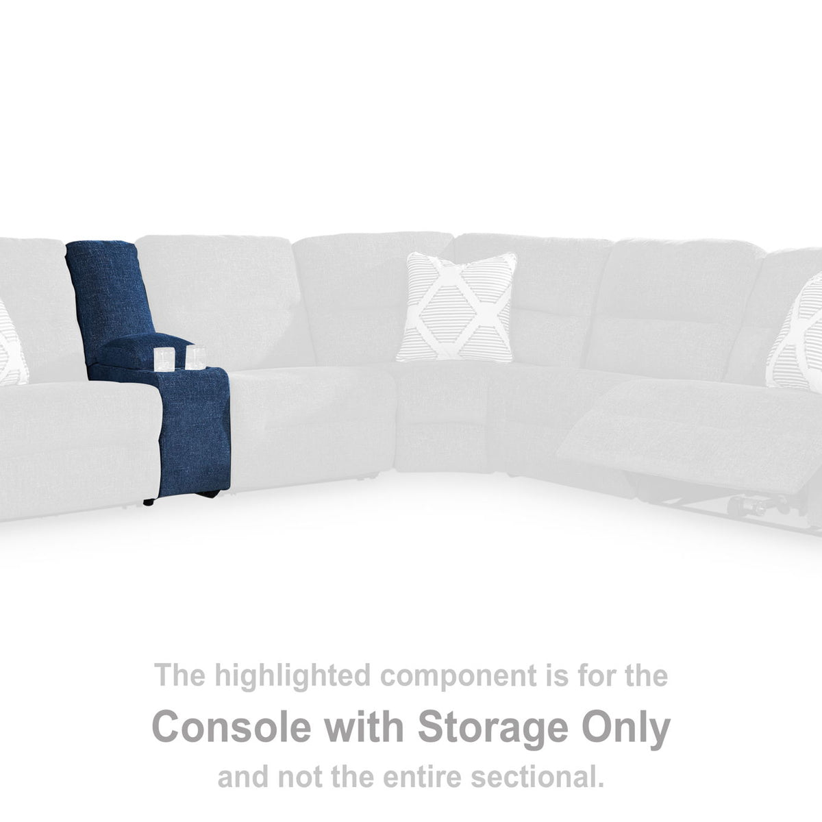 Acklen Place - Console With Storage - Navy