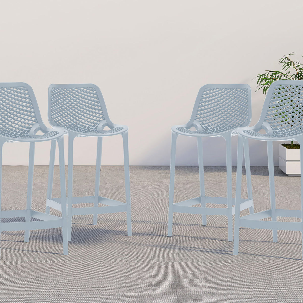 Mykonos - Outdoor Patio Stool (Set of 2)