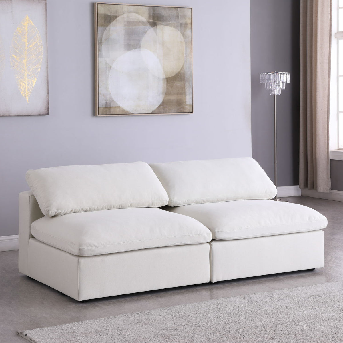 Serene - Modular Armless 2 Seat Sofa