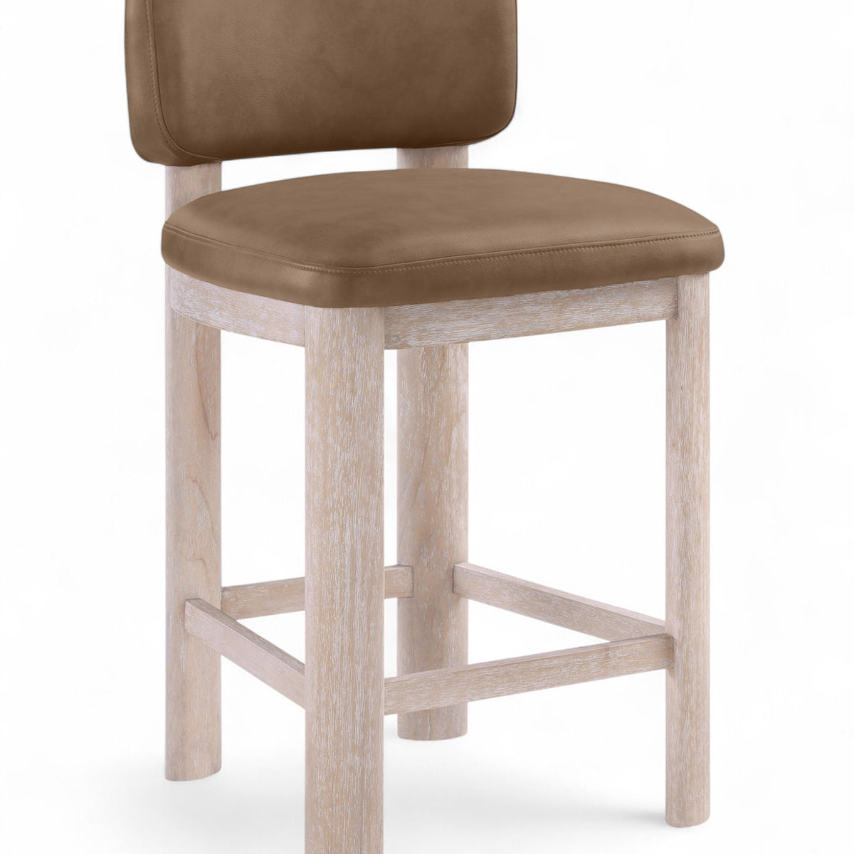 Paloma - Faux Leather Upholstered Counter Stool (Set of 2)
