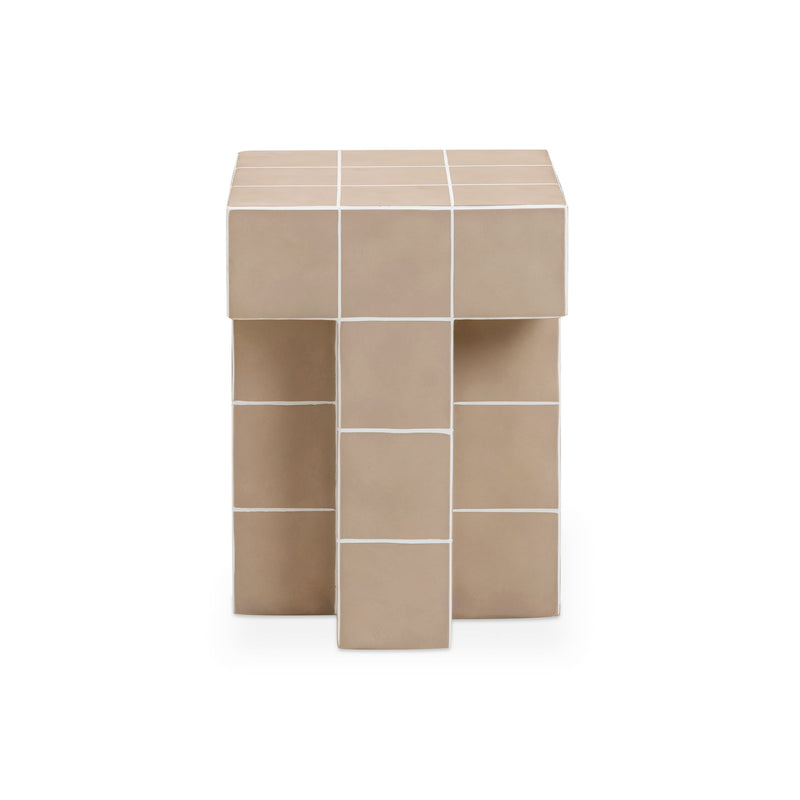 Alma - Tile Concrete Indoor/Outdoor Side Table