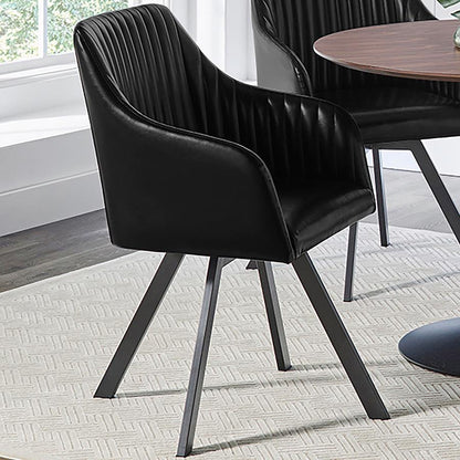 Arika - Upholstered Swivel Dining Arm Chair