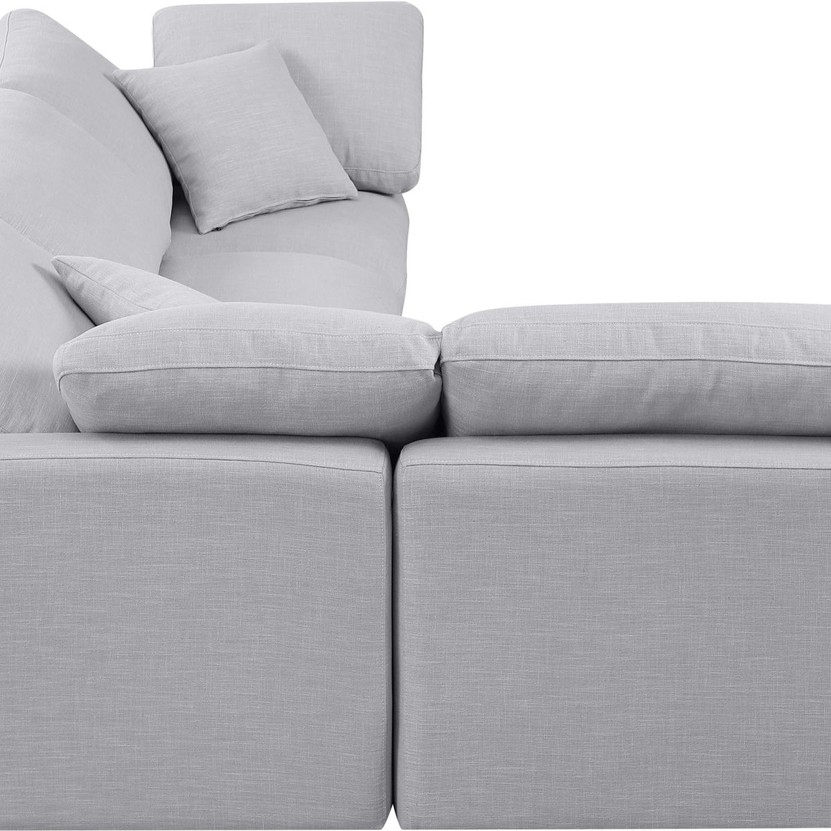 Indulge - Linen 4 Piece Modular Sectional