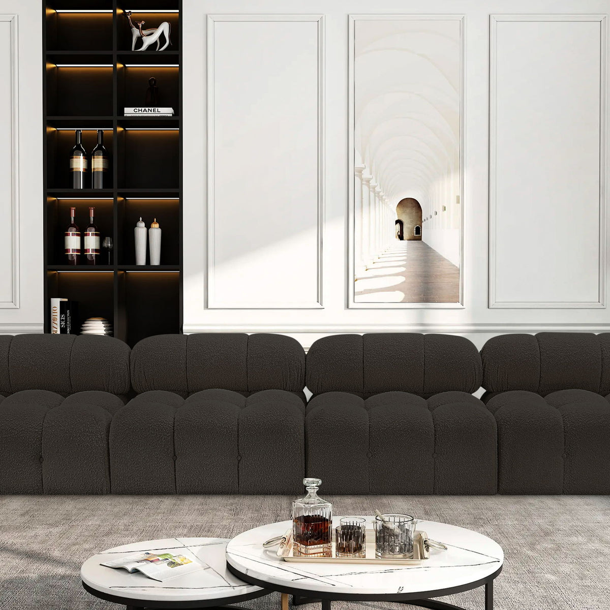 Ames - 4 Seat Modular Armless Sofa