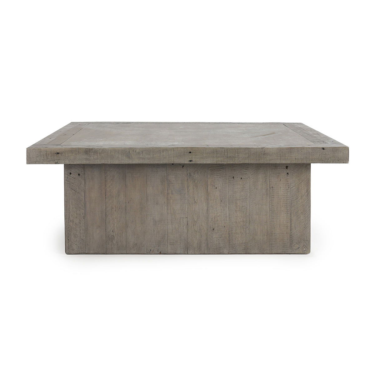 Stonebridge - Square Coffee Table - Distressed Gray