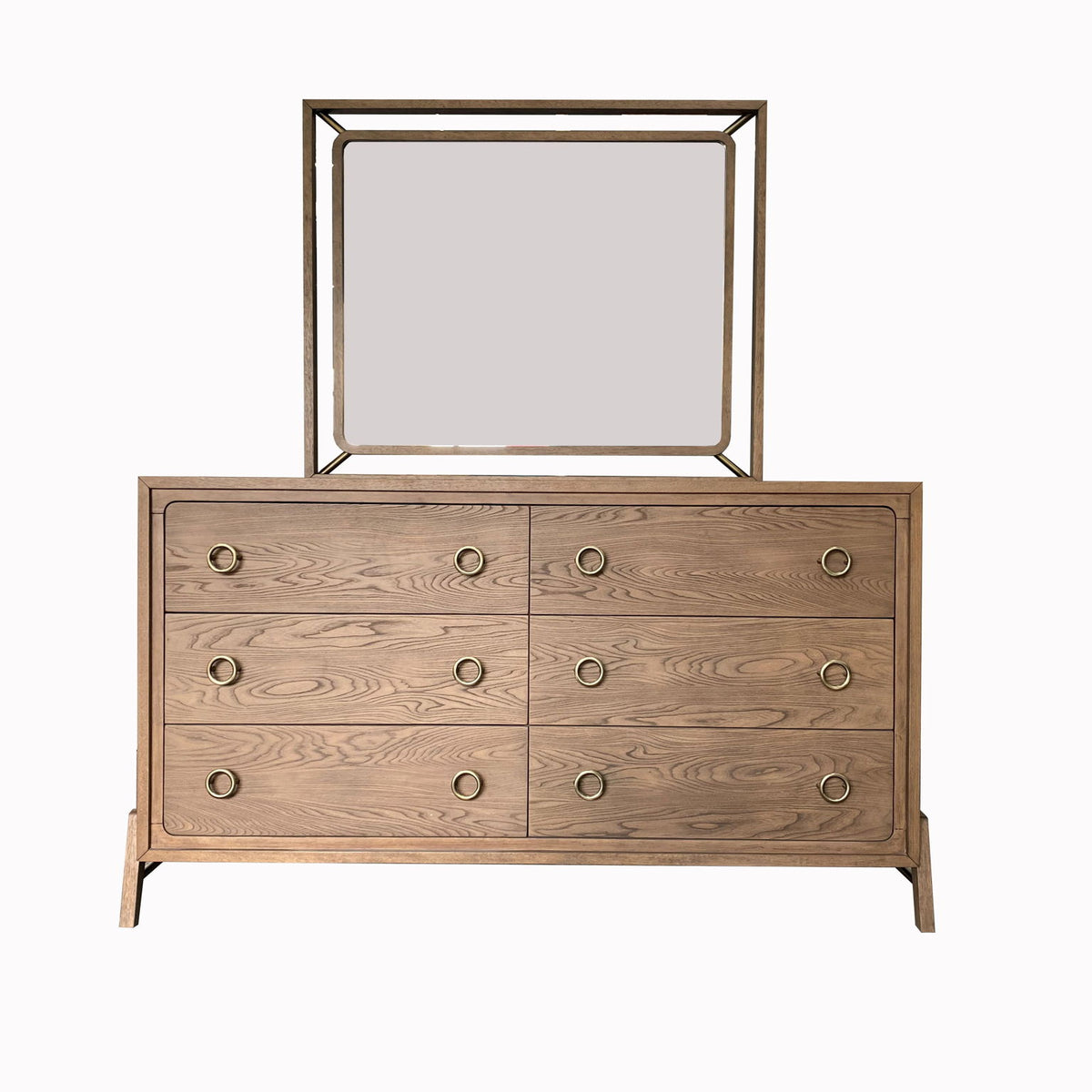 Mirror - Light Brown