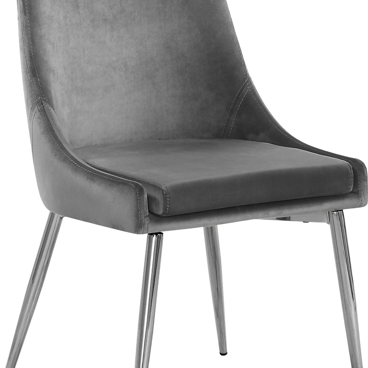 Karina - Dining Chair with Chrome Legs (Set of 2)
