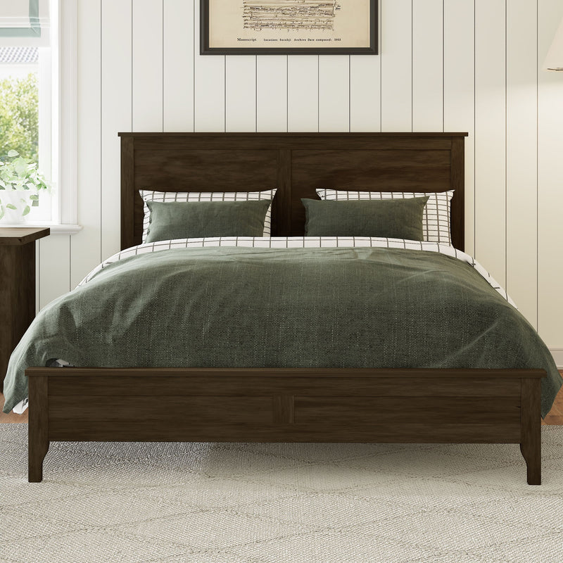 Modern Solid Wood Platform Bed