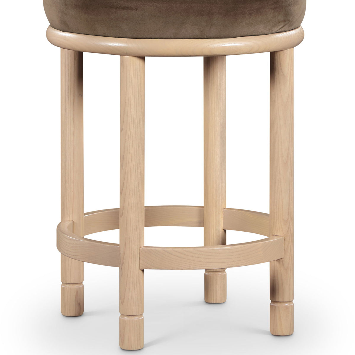Monette - Counter Stool With Natural Base