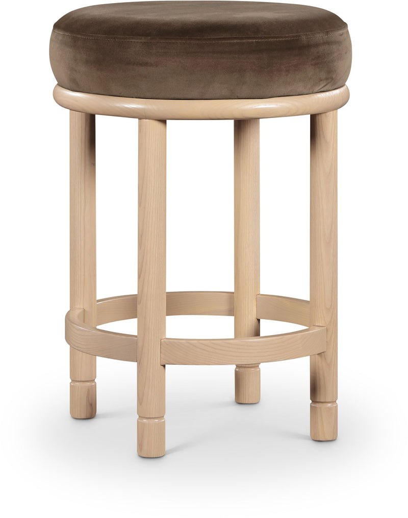 Monette - Counter Stool With Natural Base