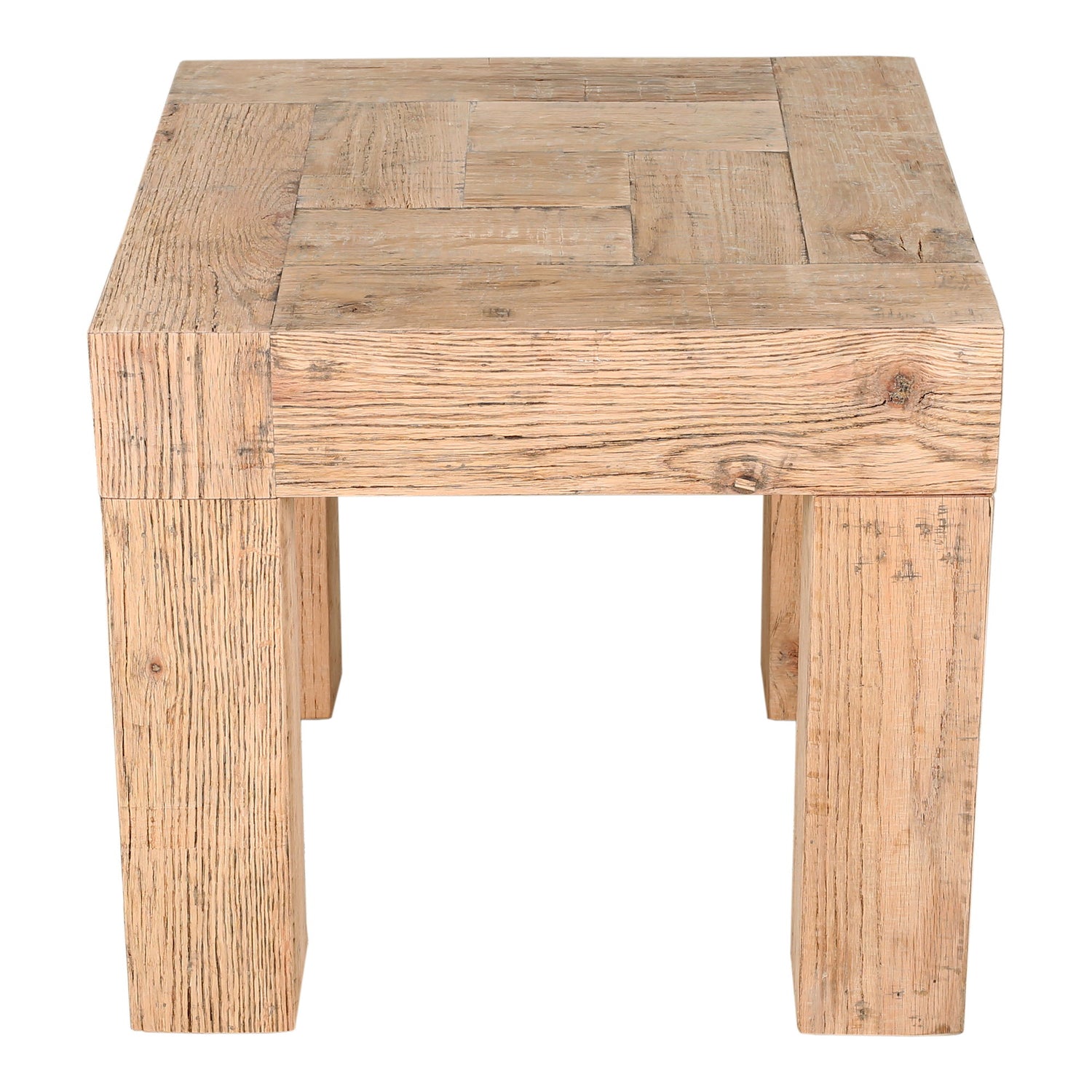 Evander - Side Table - Aged Oak