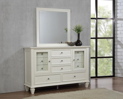 Sandy Beach - 11-drawer Dresser With Mirror