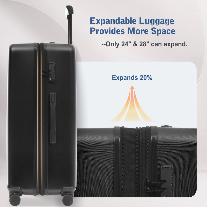 Hardside Luggage Set 5 Piece With Front Opening