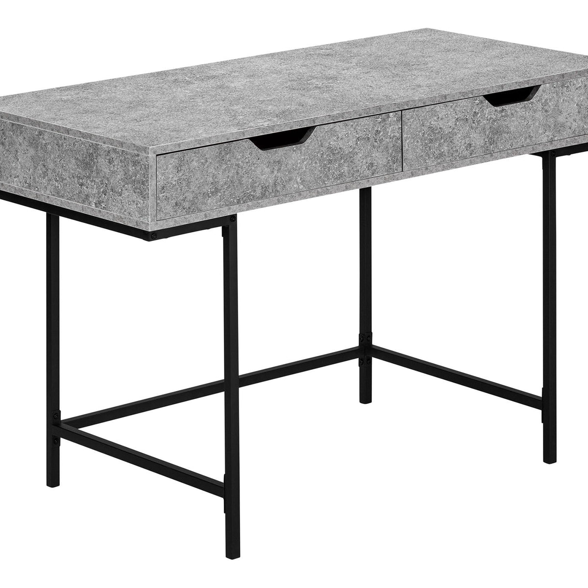 Computer Desk For Home Office, Laptop, Storage Drawers, Contemporary & Modern