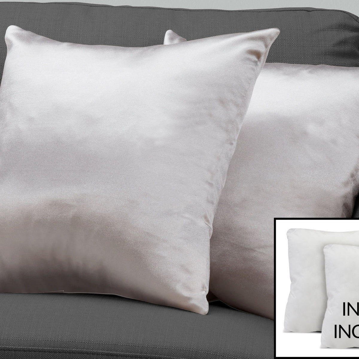 Pillows, Square, Insert Included, Decorative Throw, Hypoallergenic, Modern