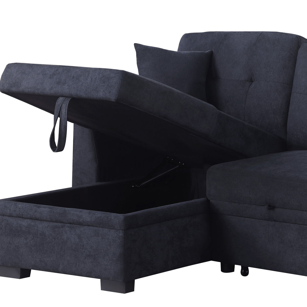 Sectional Sofa Bed - Dark Blue