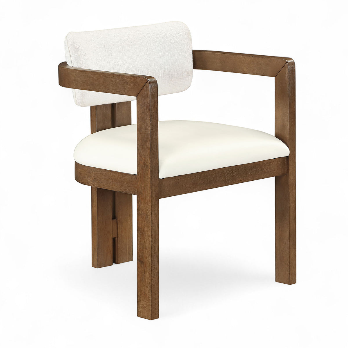 Ravina - Upholstered Dining Chair With Stained Brown Base (Set of 2)