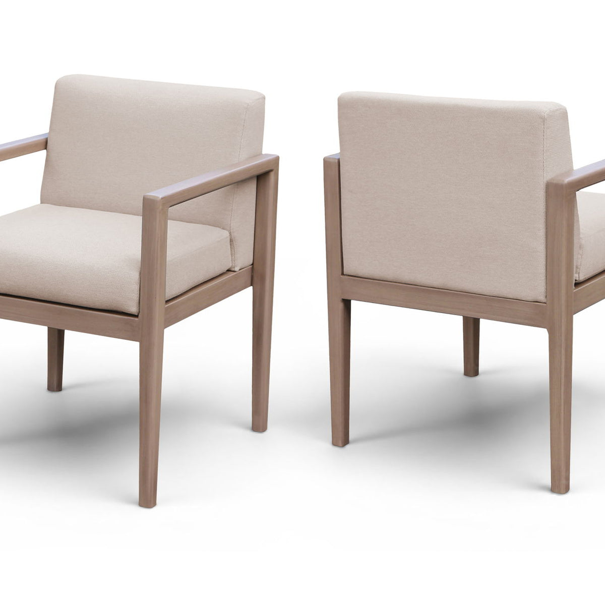 Solace - Olefin Performance Fabric Outdoor Patio Dining Arm Chair