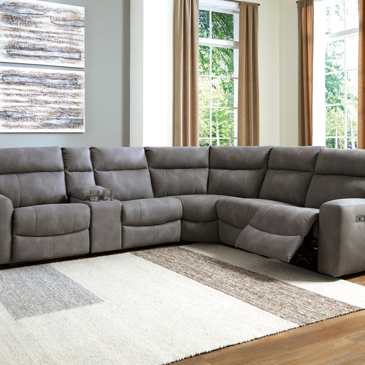 Next-Gen Durapella - Power Reclining Sectional Set