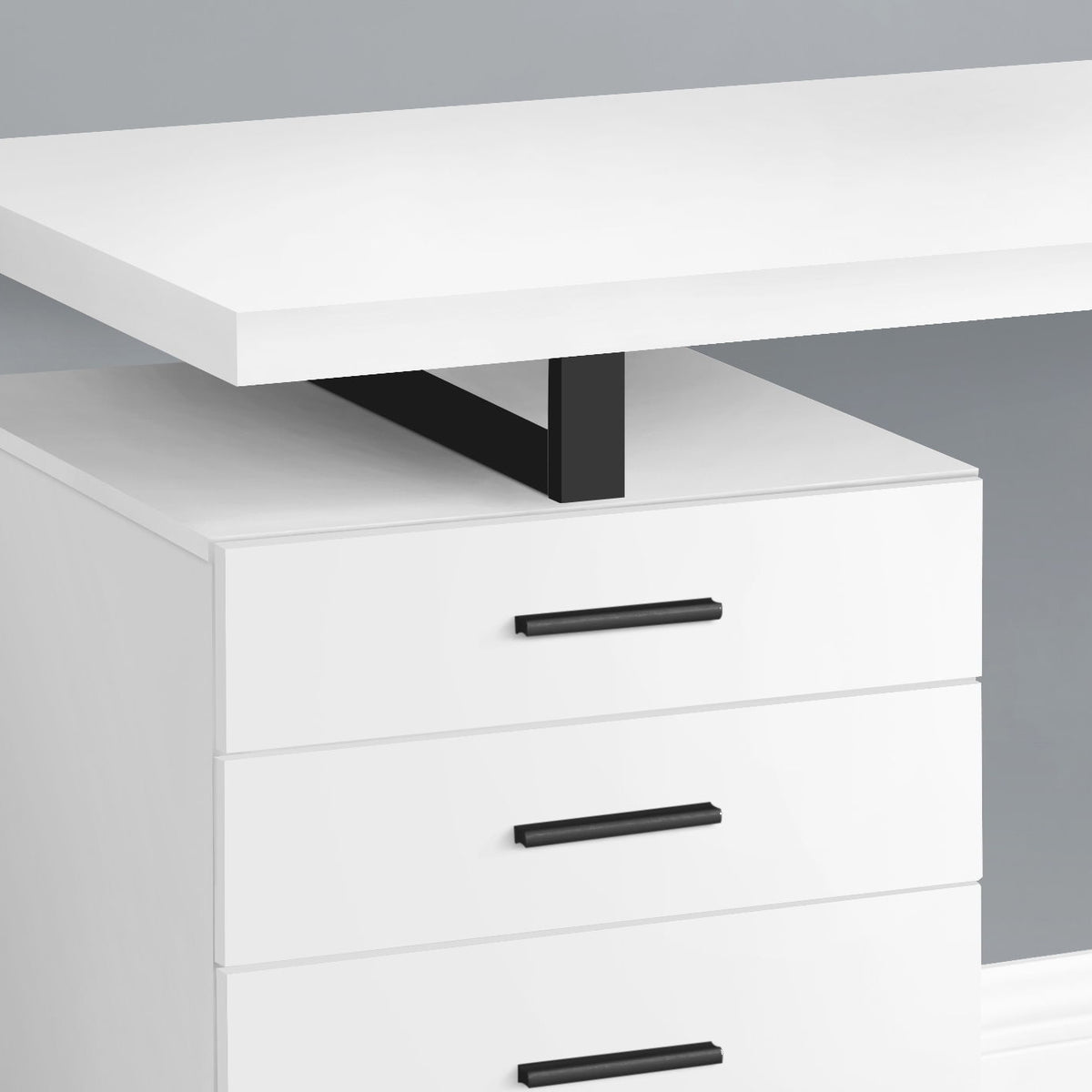 Computer Desk For Home Office, Left, Right Set - Up, Ample Storage Drawers