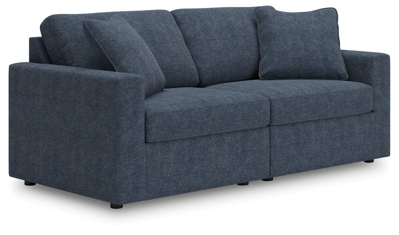 Modmax - 2-Piece Sectional Loveseat - Fabric - Ink