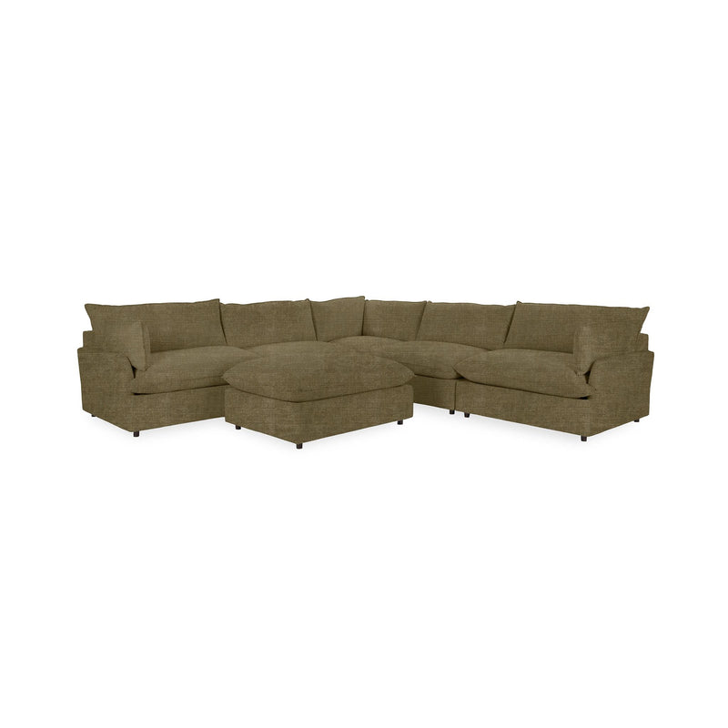 Caplan - 6 Piece Modular Sectional With Ottoman