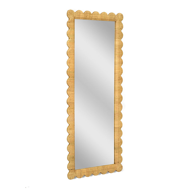 Bama - Rattan Long Wall Mirror - Natural