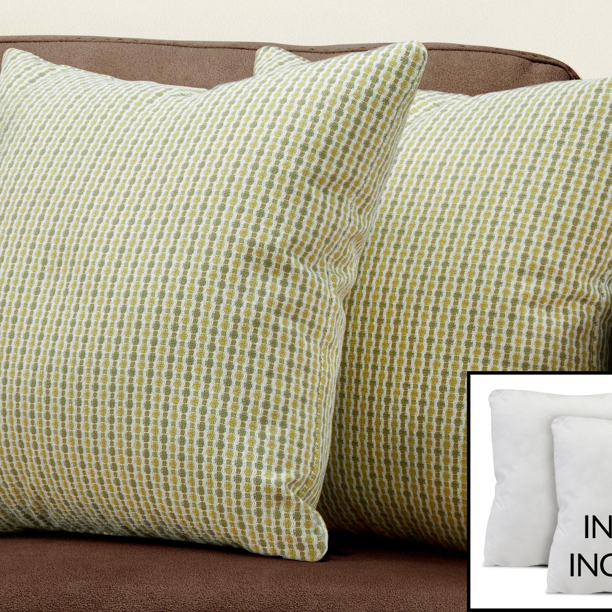 Pillows, Square, Insert Included, Decorative Throw, Hypoallergenic