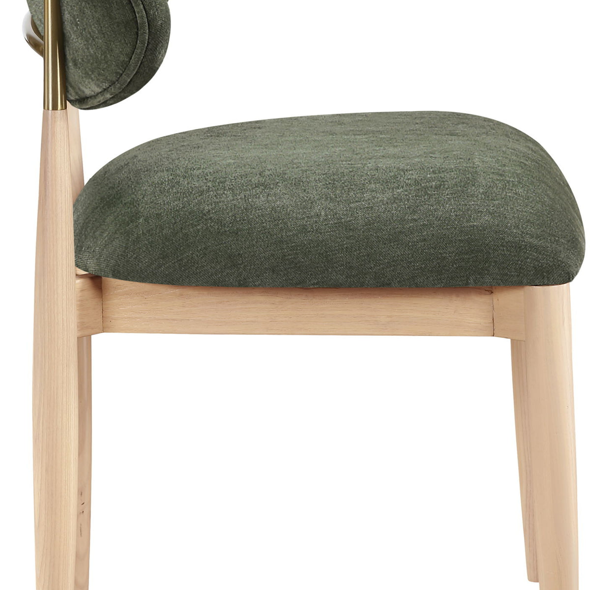 Riccio - Fabric Dining Side Chair (Set of 2) - Natural Frame