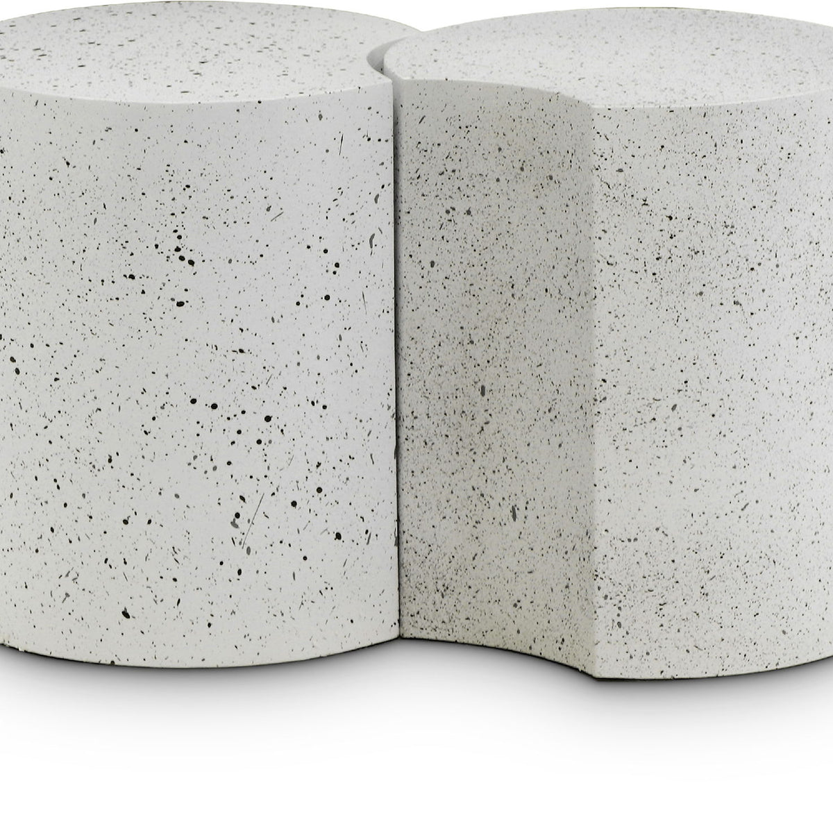 Dimple - End Table - Terazzo Finish