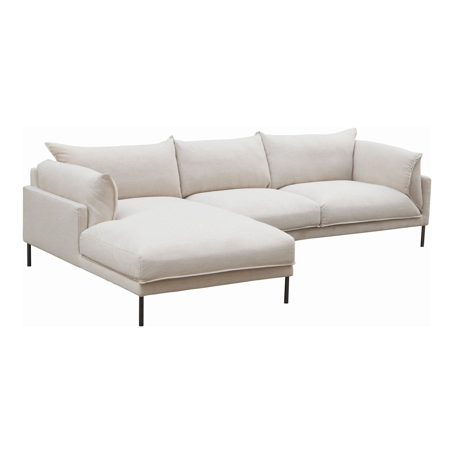 Jamara - Left-Facing Sectional - Natural