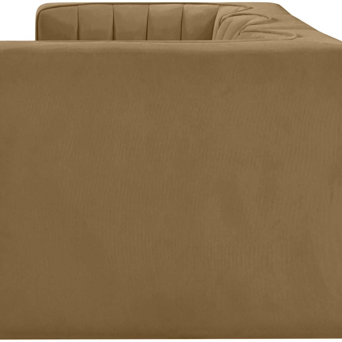 Rummi - Velvet Performance Fabric Upholstered 3 Piece Modular Sofa