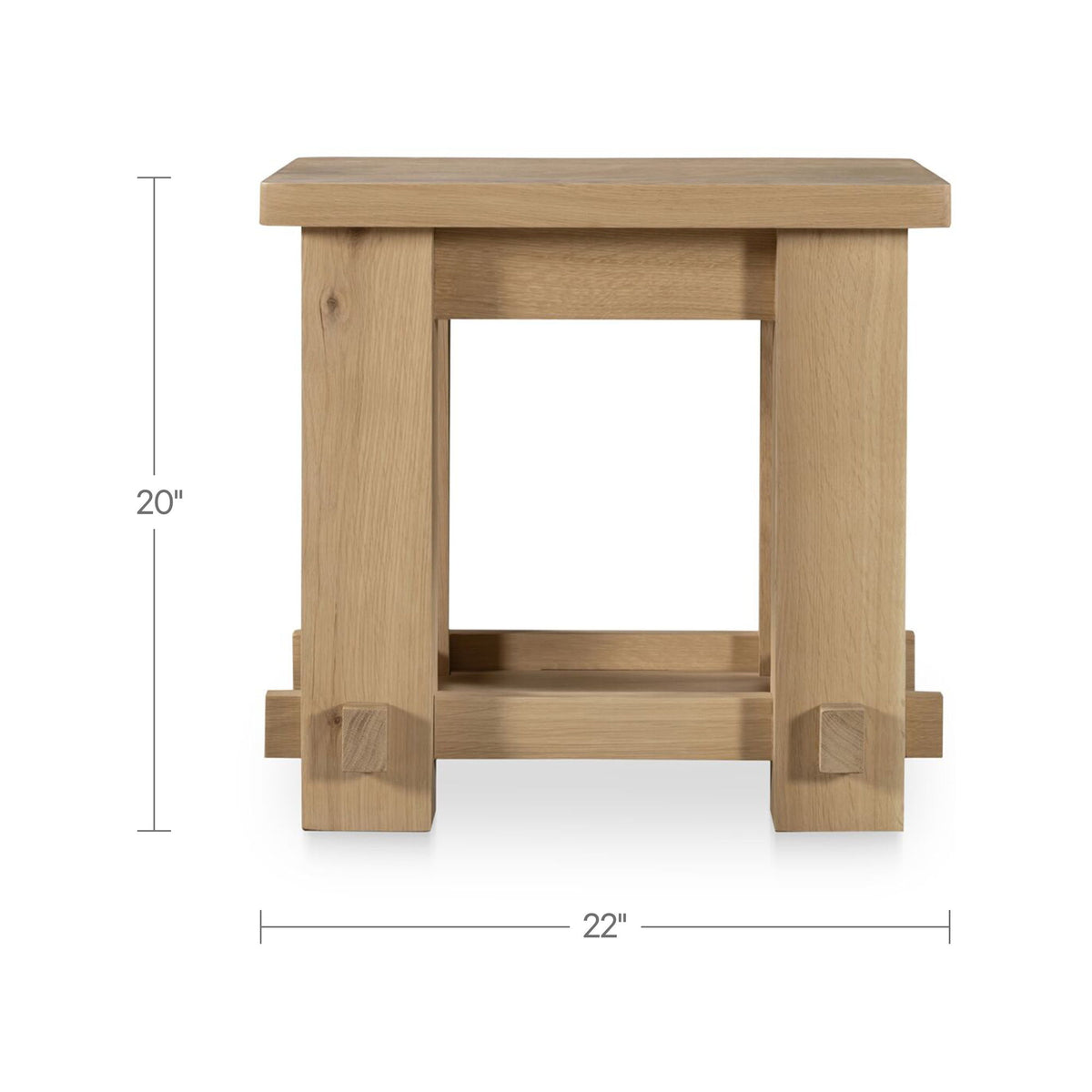 Morey - Side Table - Natural