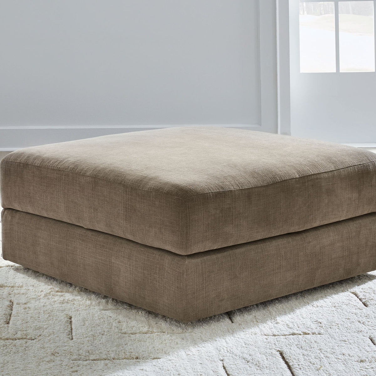 Camellia-Court - Ottoman With Storage - Coffee