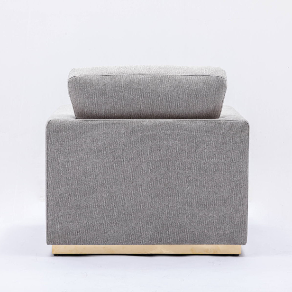 Valin - Linen Chair For Living Room - Gray