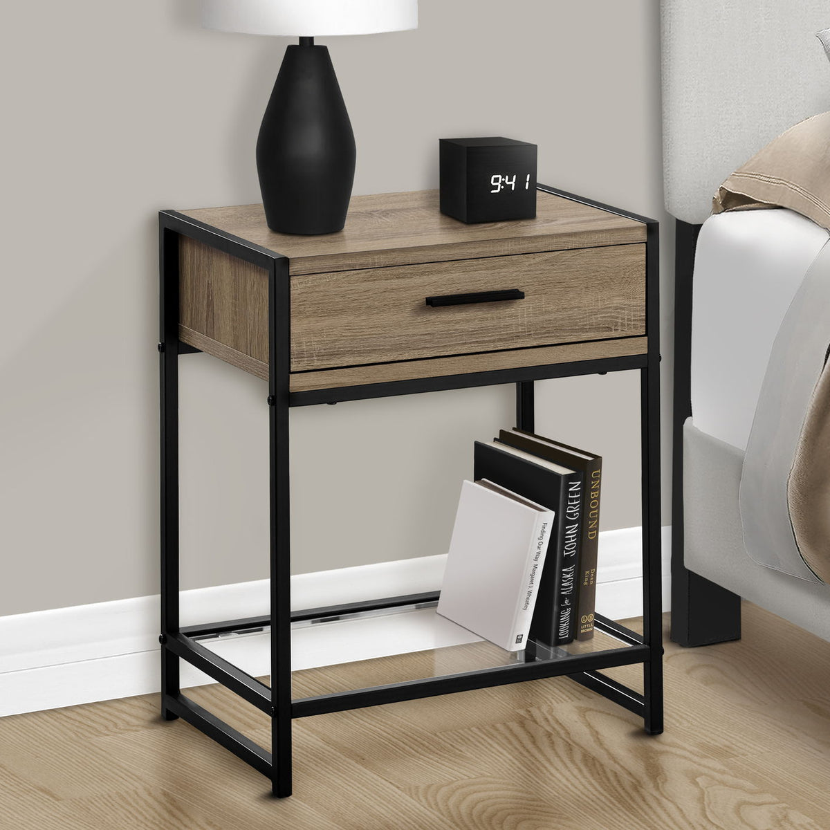 Versatile Accent Side Table, Storage Drawer