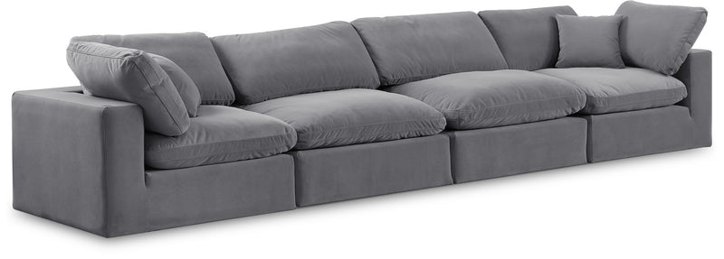 Comfy - Velvet Modular Sofa 4 Seats