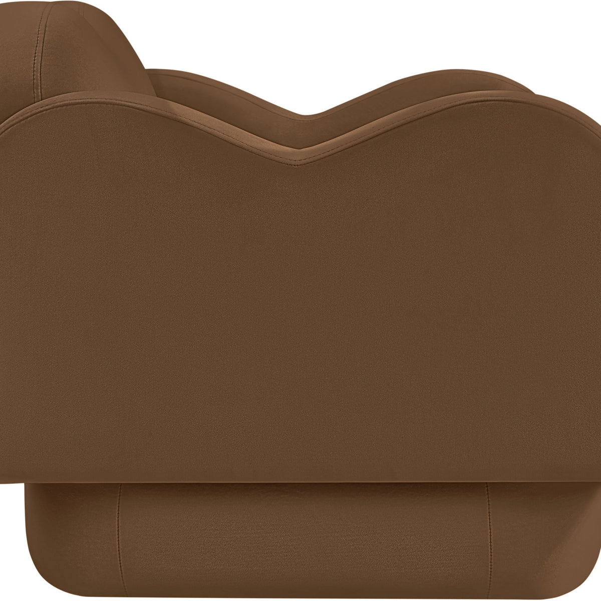 Bloom - Velvet Chair - Saddle
