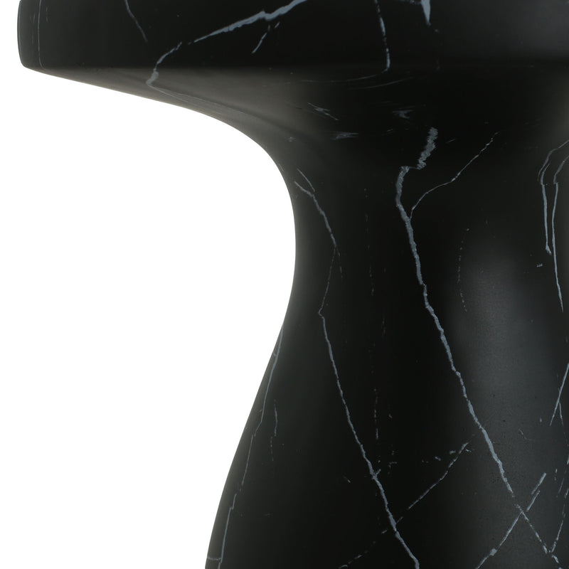 Outdoor / Indoor Travertine Side Table Lightweight