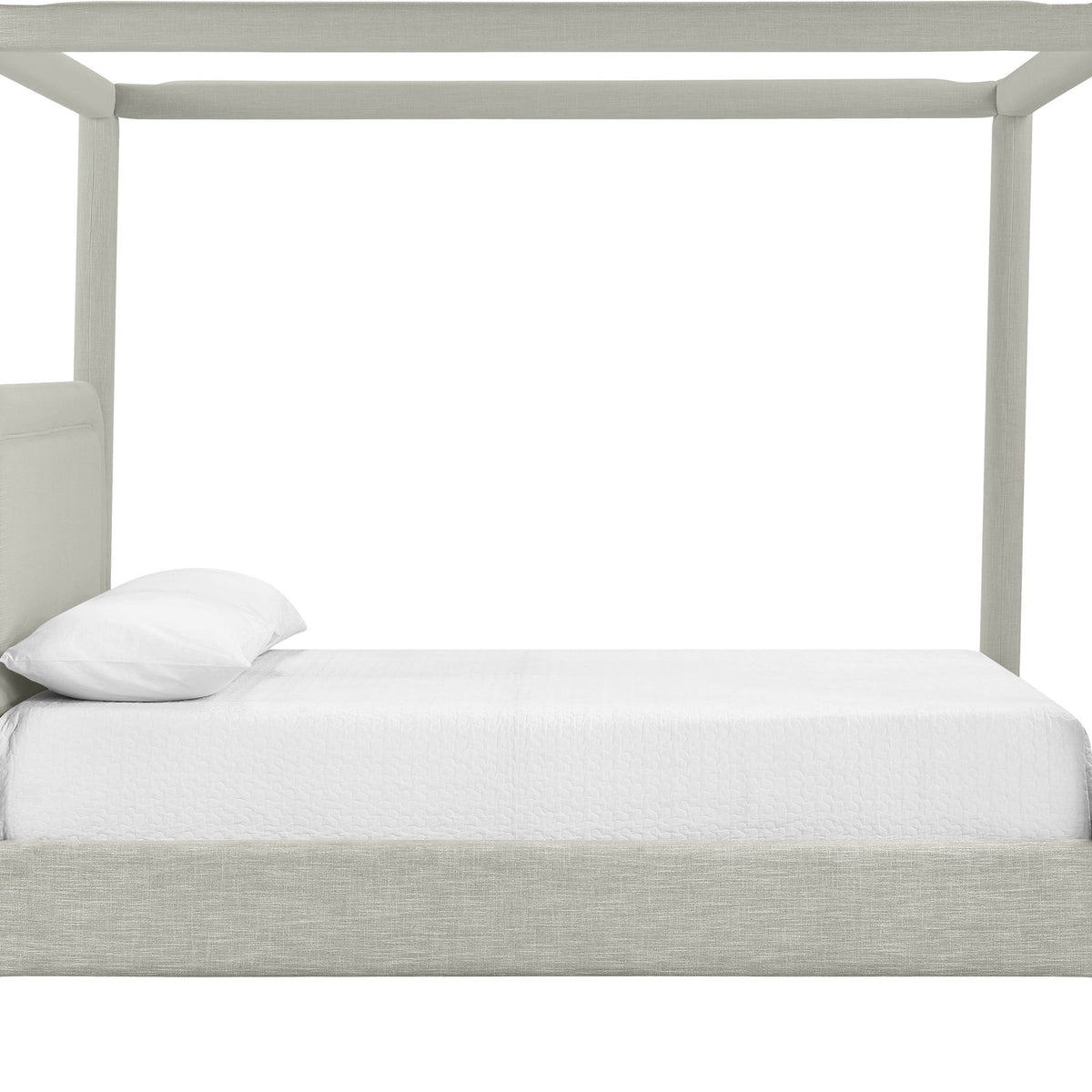 Salina - Linen Textured Fabric Upholstered Bed